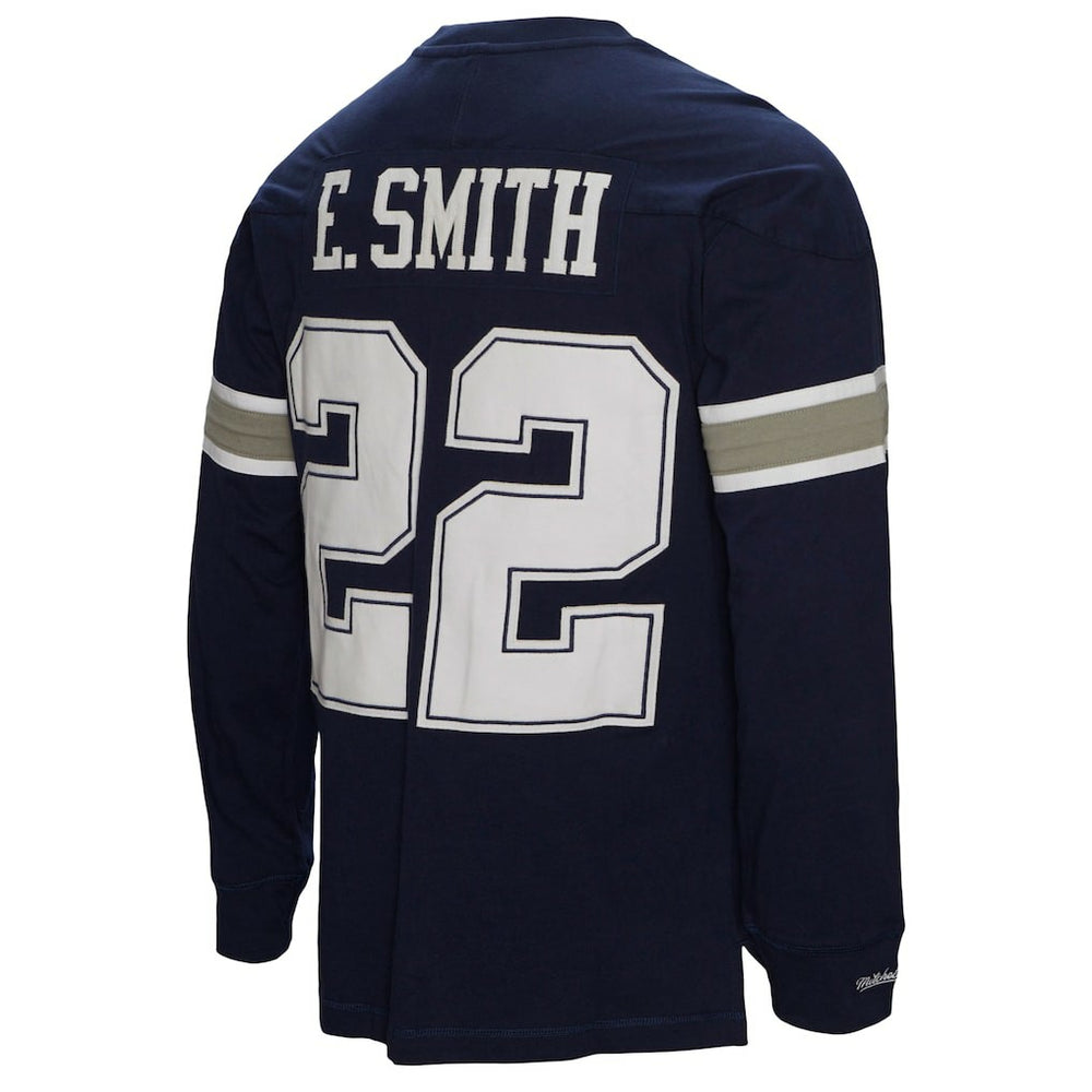 Emmitt Smith  Throwback Retired Player Name & Number Long Sleeve Top - Dallas Cowboys