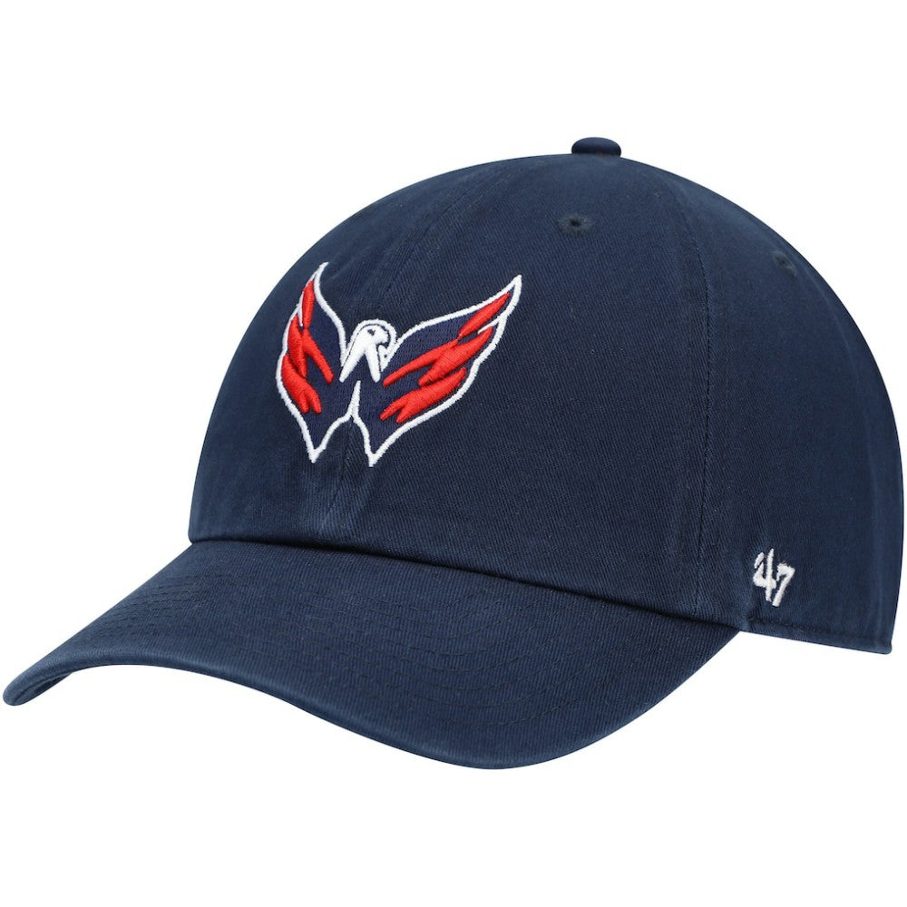 NHL Navy Washington Capitals '47 Eagle Clean Up Adjustable Hat