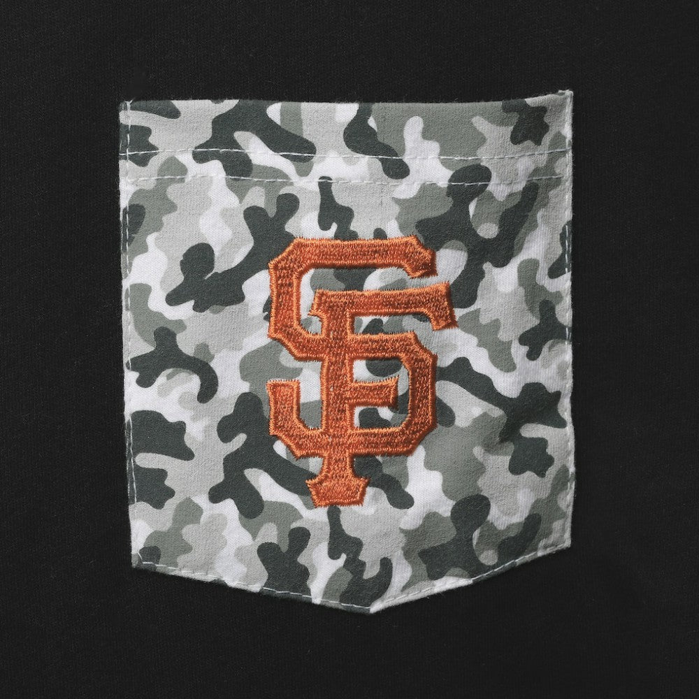 MLB San Francisco Giants 5th & Ocean by New Era Brushed Camo Pocket T-Shirt