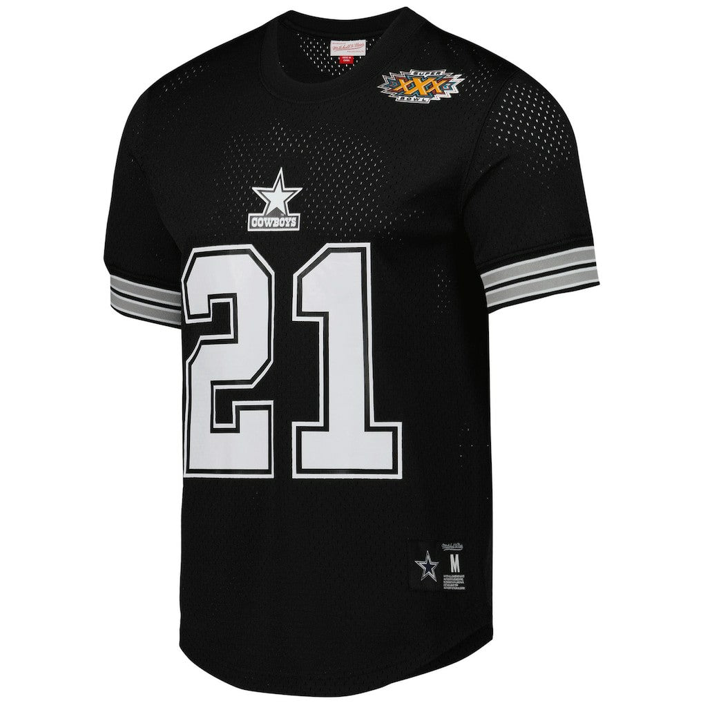 Deion Sanders  Retired Player Name & Number Mesh Top - Dallas Cowboys