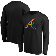 MLB Atlanta Braves Team Pride Logo Long Sleeve T-Shirt