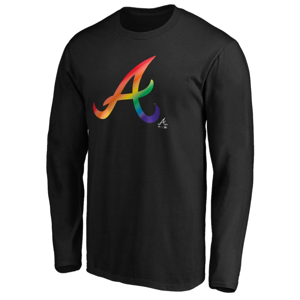 MLB Atlanta Braves Team Pride Logo Long Sleeve T-Shirt