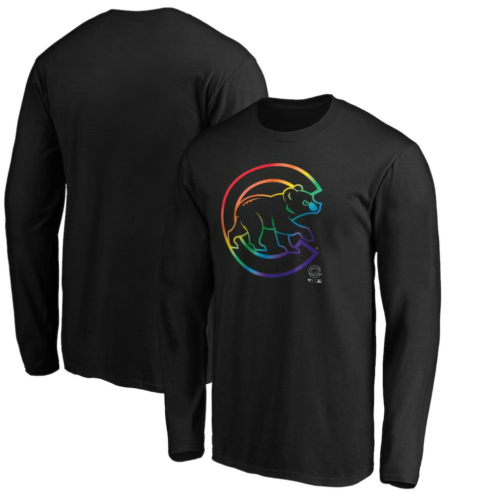 MLB Chicago Cubs Team Pride Logo Long Sleeve T-Shirt