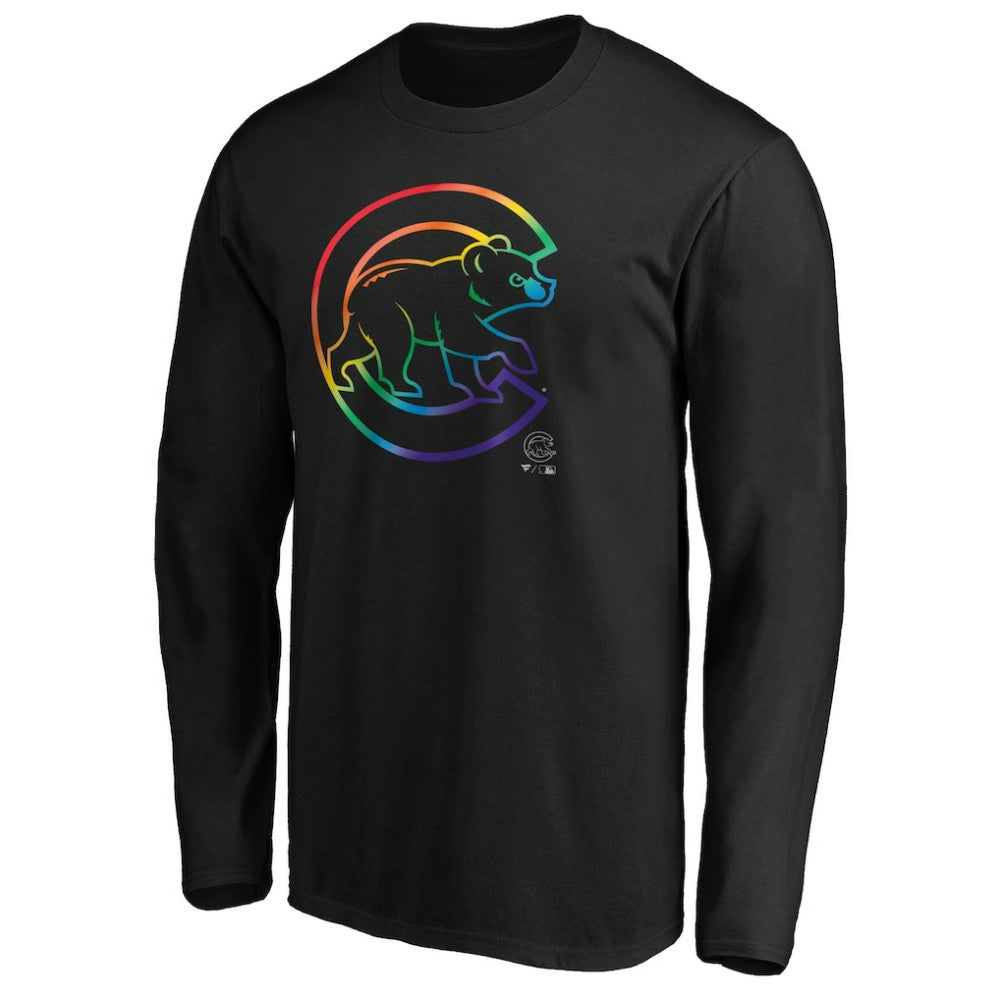 MLB Chicago Cubs Team Pride Logo Long Sleeve T-Shirt