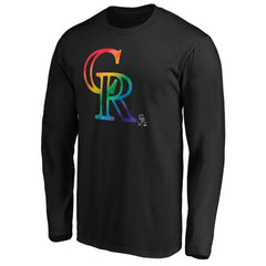 MLB Colorado Rockies Team Pride Logo Long Sleeve T-Shirt