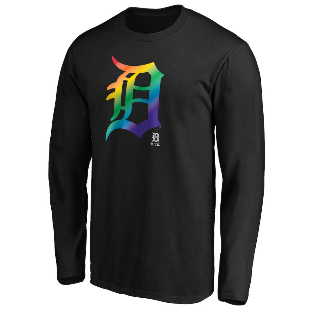 MLB Detroit Tigers Team Pride Logo Long Sleeve T-Shirt