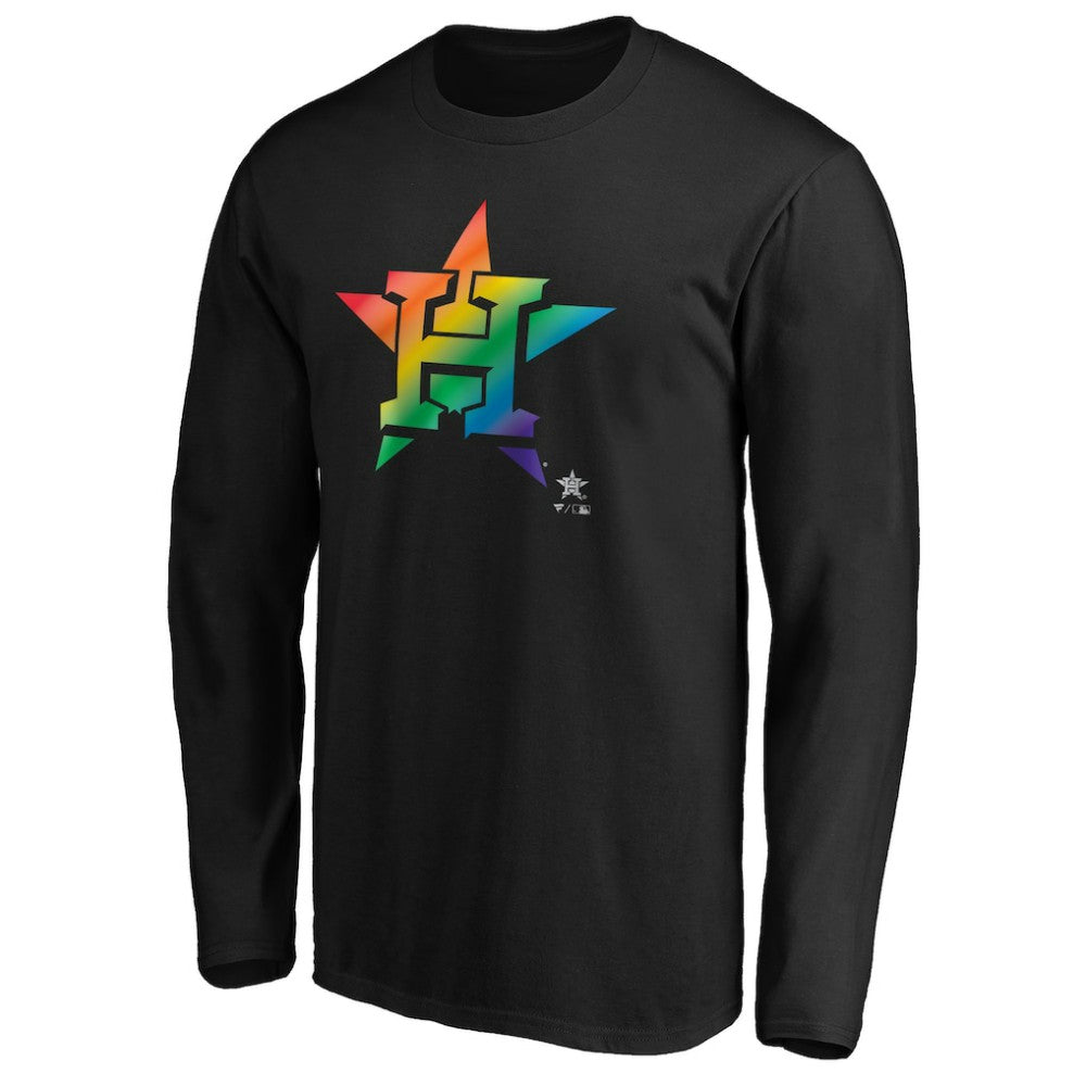 MLB Houston Astros Team Pride Logo Long Sleeve T-Shirt