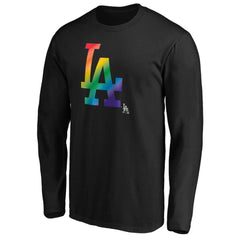 MLB Los Angeles Dodgers Team Pride Logo Long Sleeve T-Shirt