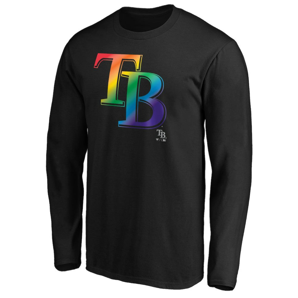 MLB Tampa Bay Rays Team Pride Logo Long Sleeve T-Shirt