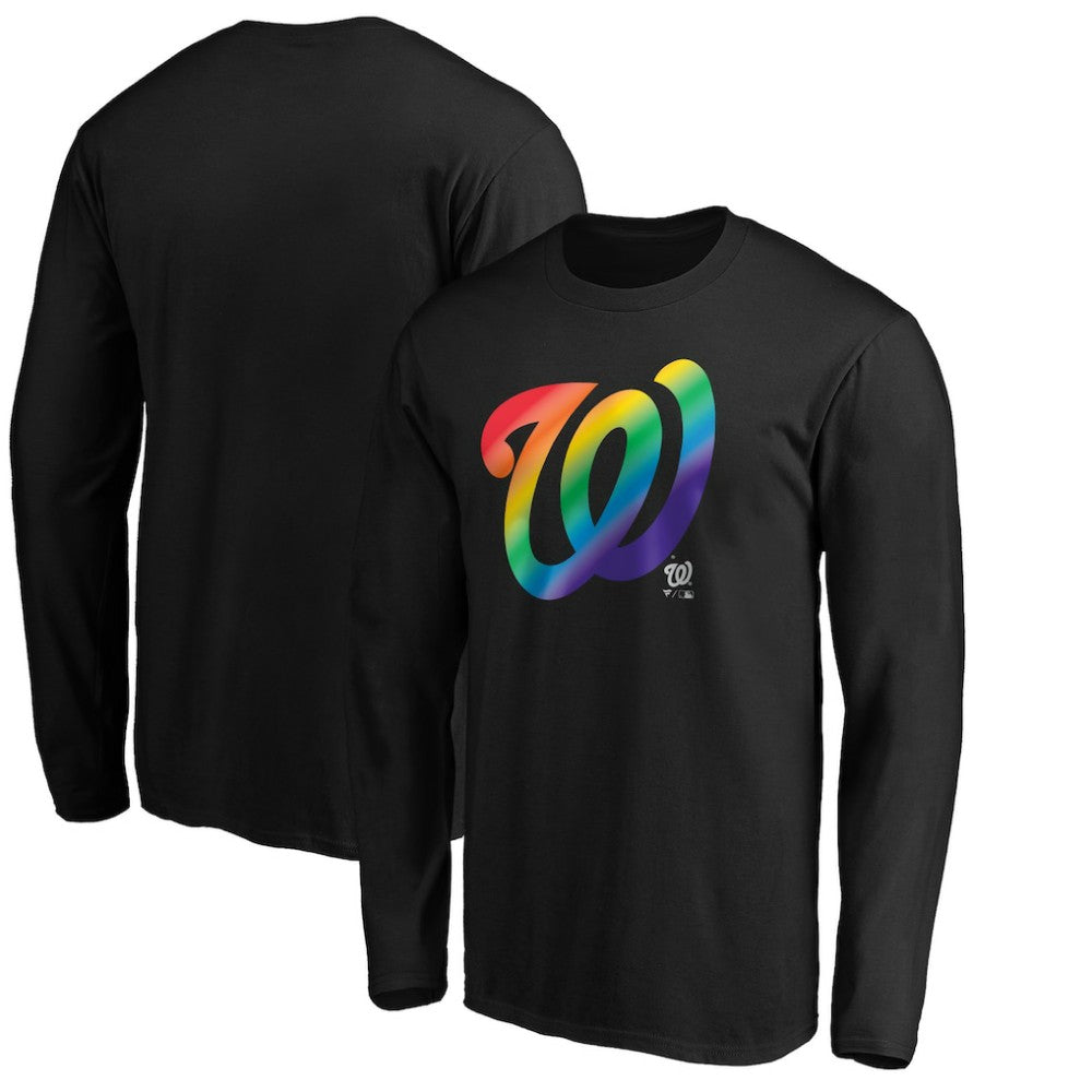 MLB Washington Nationals Team Pride Logo Long Sleeve T-Shirt