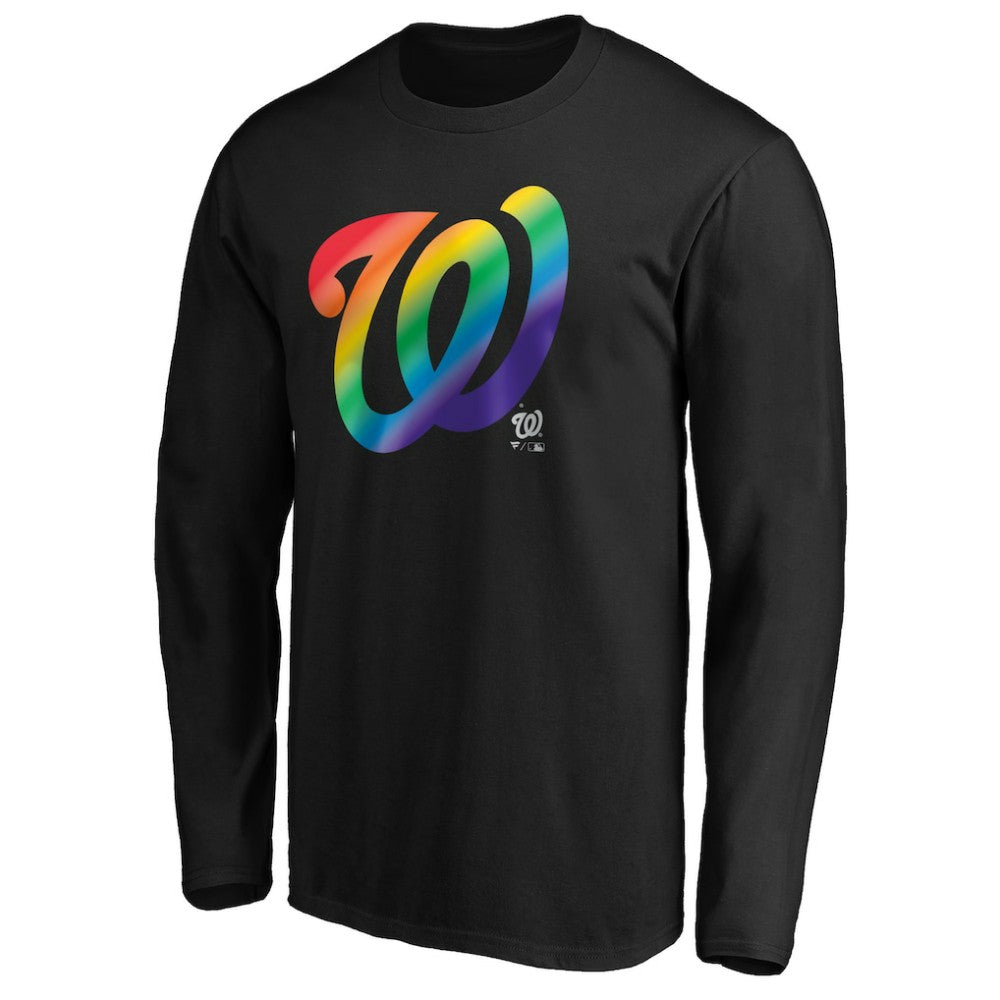 MLB Washington Nationals Team Pride Logo Long Sleeve T-Shirt