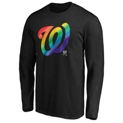 MLB Washington Nationals Team Pride Logo Long Sleeve T-Shirt