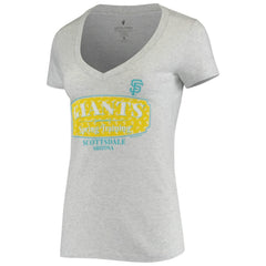 MLB San Francisco Giants Soft as a Grape Women's Spring Training Tropical Banner T-Shirt