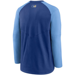 MLB Kansas City Royals Nike Authentic Collection Pregame Performance Raglan Pullover Sweatshirt