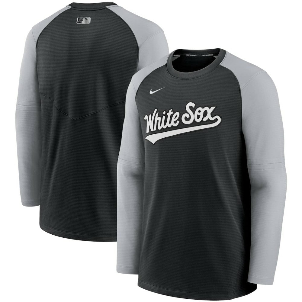 MLB Chicago White Sox Nike Authentic Collection Pregame Performance Raglan Pullover Sweatshirt