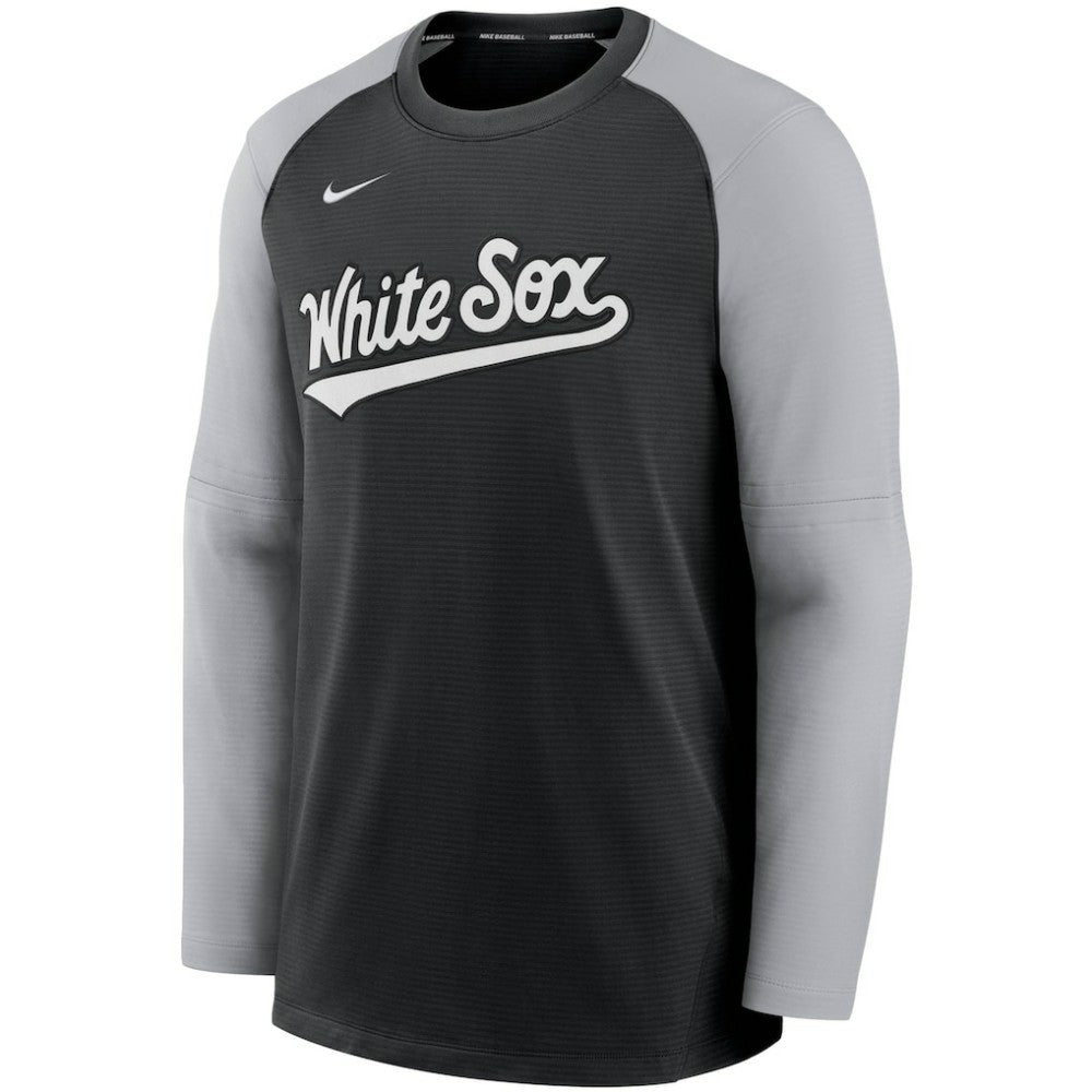 MLB Chicago White Sox Nike Authentic Collection Pregame Performance Raglan Pullover Sweatshirt