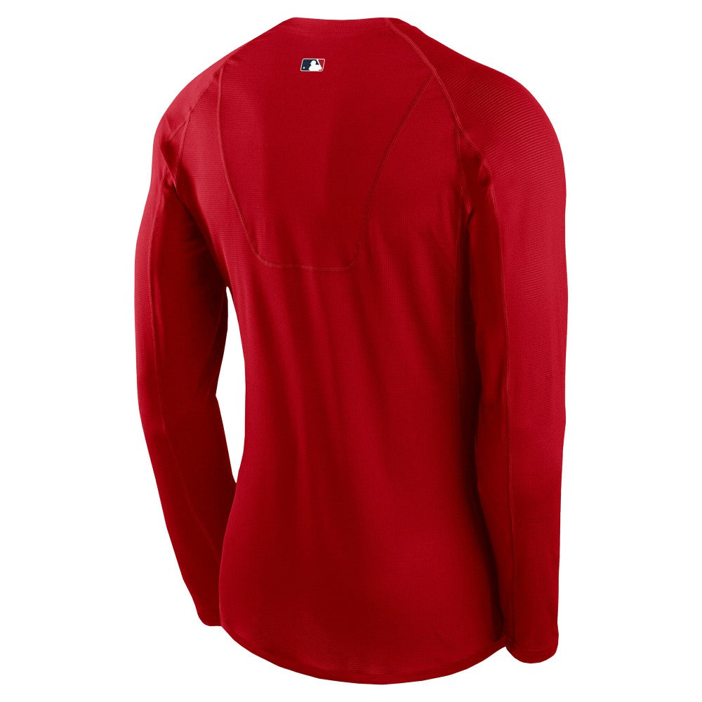 MLB Los Angeles Angels Nike Authentic Collection Raglan Long Sleeve T-Shirt