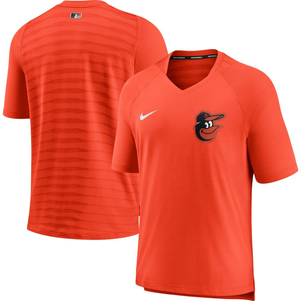 MLB Baltimore Orioles Nike Authentic Collection Pregame Performance V-Neck T-Shirt