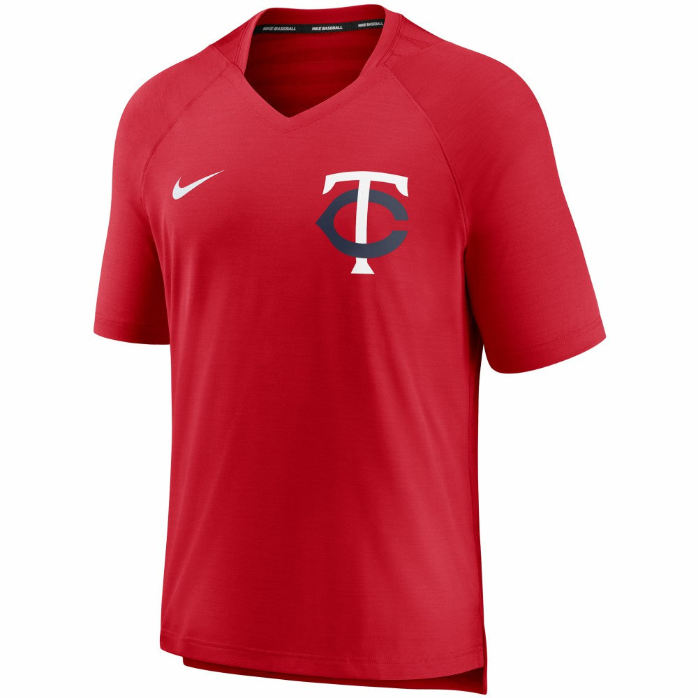MLB Minnesota Twins Nike Authentic Collection Pregame Performance V-Neck T-Shirt