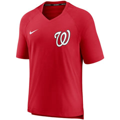 MLB Washington Nationals Nike Authentic Collection Pregame Performance V-Neck T-Shirt