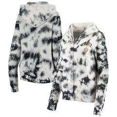 Women's Tie Dye Fleece Full-Zip Hoodie - New Orleans Saints