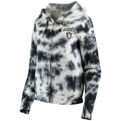 Women's Tie Dye Fleece Full-Zip Hoodie - Las Vegas Raiders