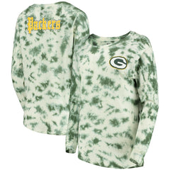 Women's Tie-Dye Long Sleeve T-Shirt - Green Bay Packers