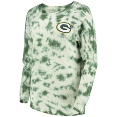 Women's Tie-Dye Long Sleeve T-Shirt - Green Bay Packers