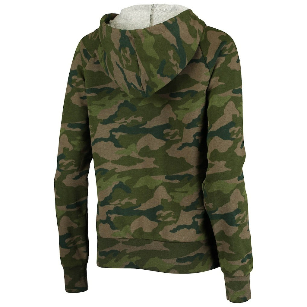Women's Raglan Full-Zip Hoodie - Los Angeles Rams