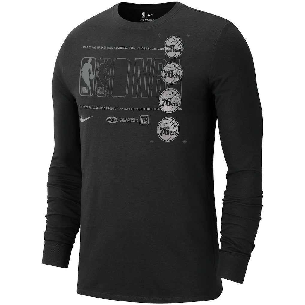 NBA Philadelphia 76ers Courtside Chrome Long Sleeve T-Shirt
