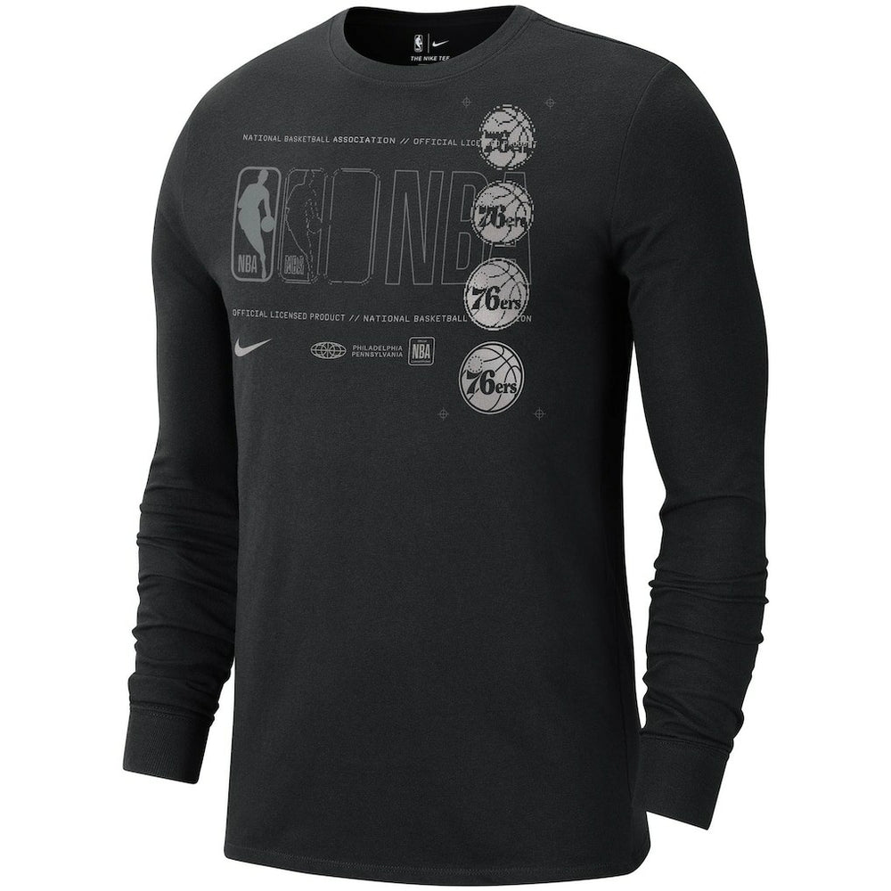 NBA Philadelphia 76ers Courtside Chrome Long Sleeve T-Shirt