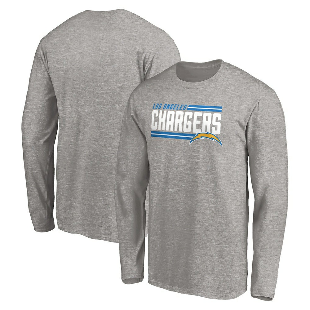 On Side Stripe Long Sleeve T-Shirt - Los Angeles Chargers