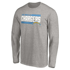 On Side Stripe Long Sleeve T-Shirt - Los Angeles Chargers