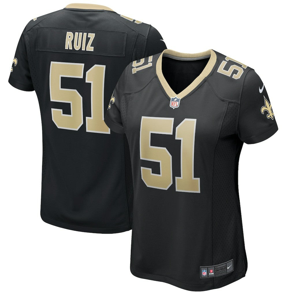 Cesar Ruiz  Women's Game Jersey - New Orleans Saints