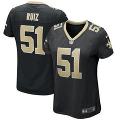 Cesar Ruiz  Women's Game Jersey - New Orleans Saints