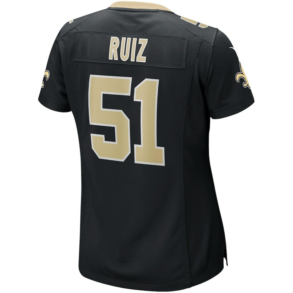 Cesar Ruiz  Women's Game Jersey - New Orleans Saints