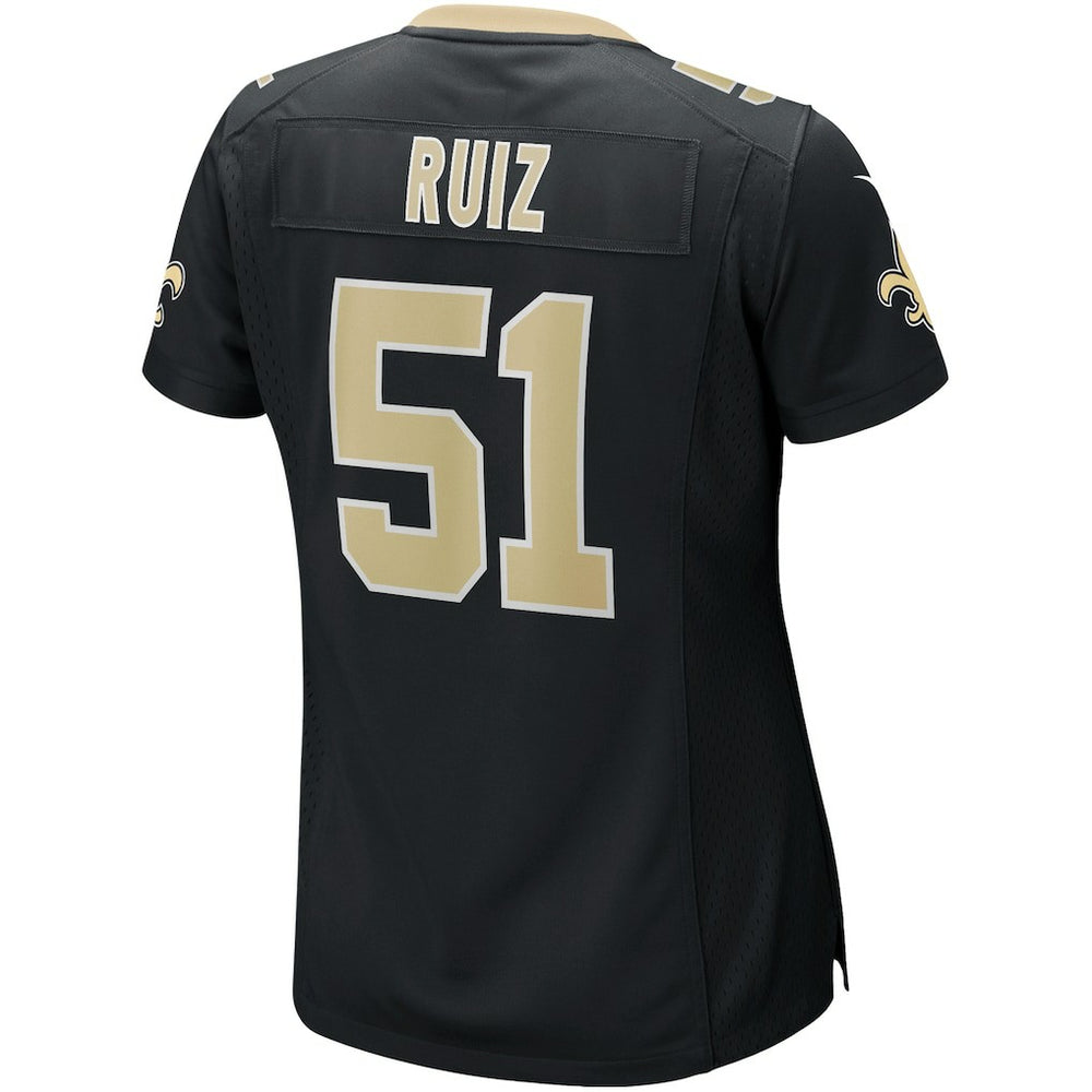 Cesar Ruiz  Women's Game Jersey - New Orleans Saints