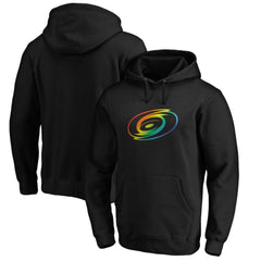 NHL Black Carolina Hurricanes Team Pride Logo Pullover Hoodie