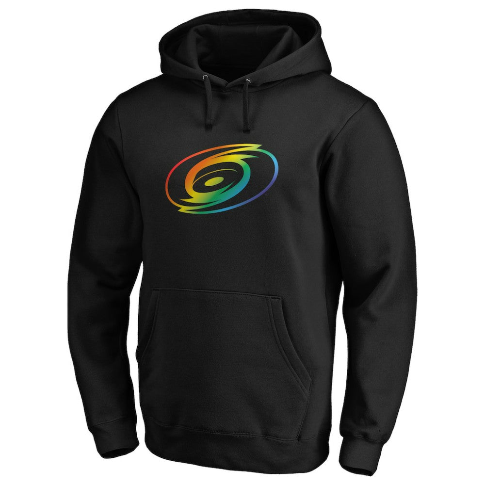 NHL Black Carolina Hurricanes Team Pride Logo Pullover Hoodie