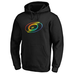 NHL Black Carolina Hurricanes Team Pride Logo Pullover Hoodie