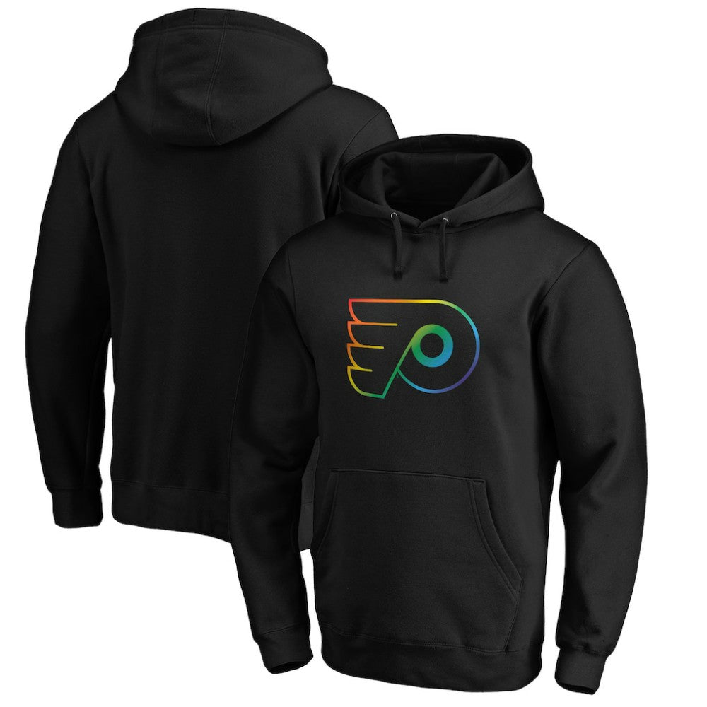 NHL Black Philadelphia Flyers Team Pride Logo Pullover Hoodie