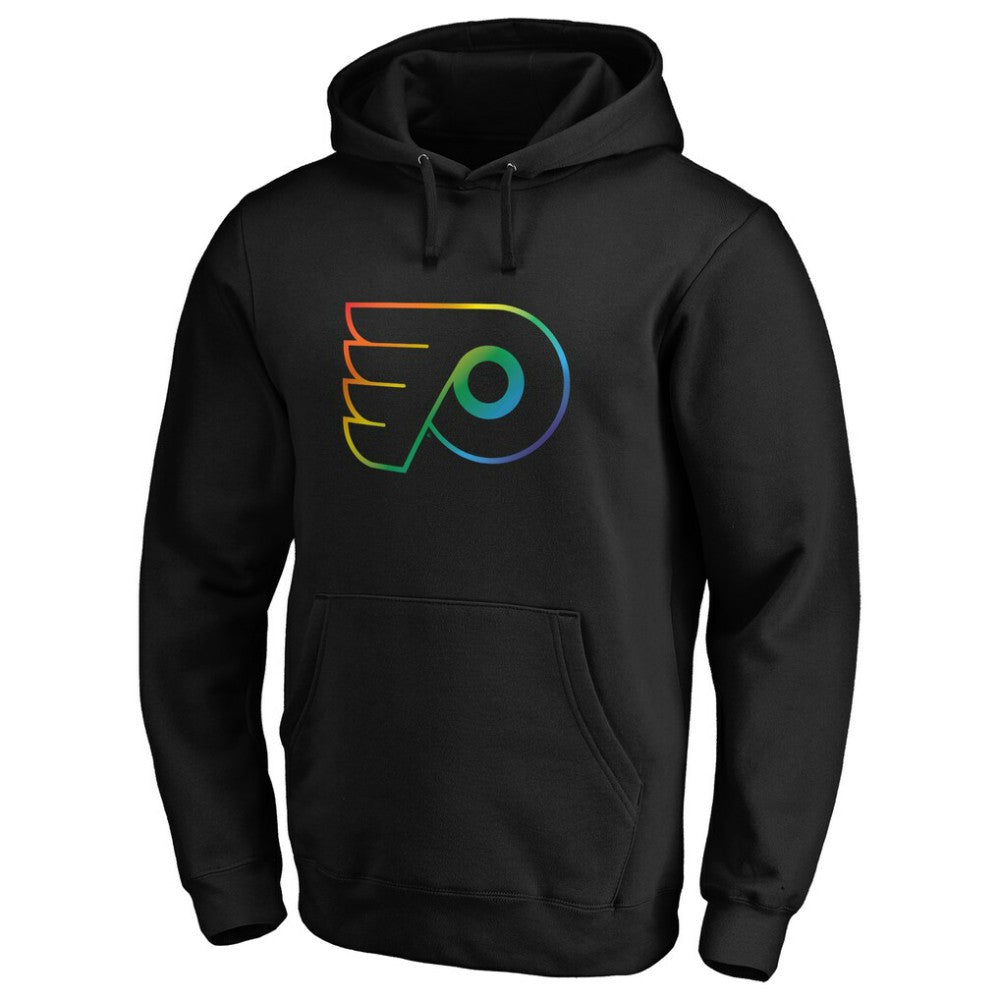NHL Black Philadelphia Flyers Team Pride Logo Pullover Hoodie