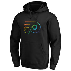 NHL Black Philadelphia Flyers Team Pride Logo Pullover Hoodie