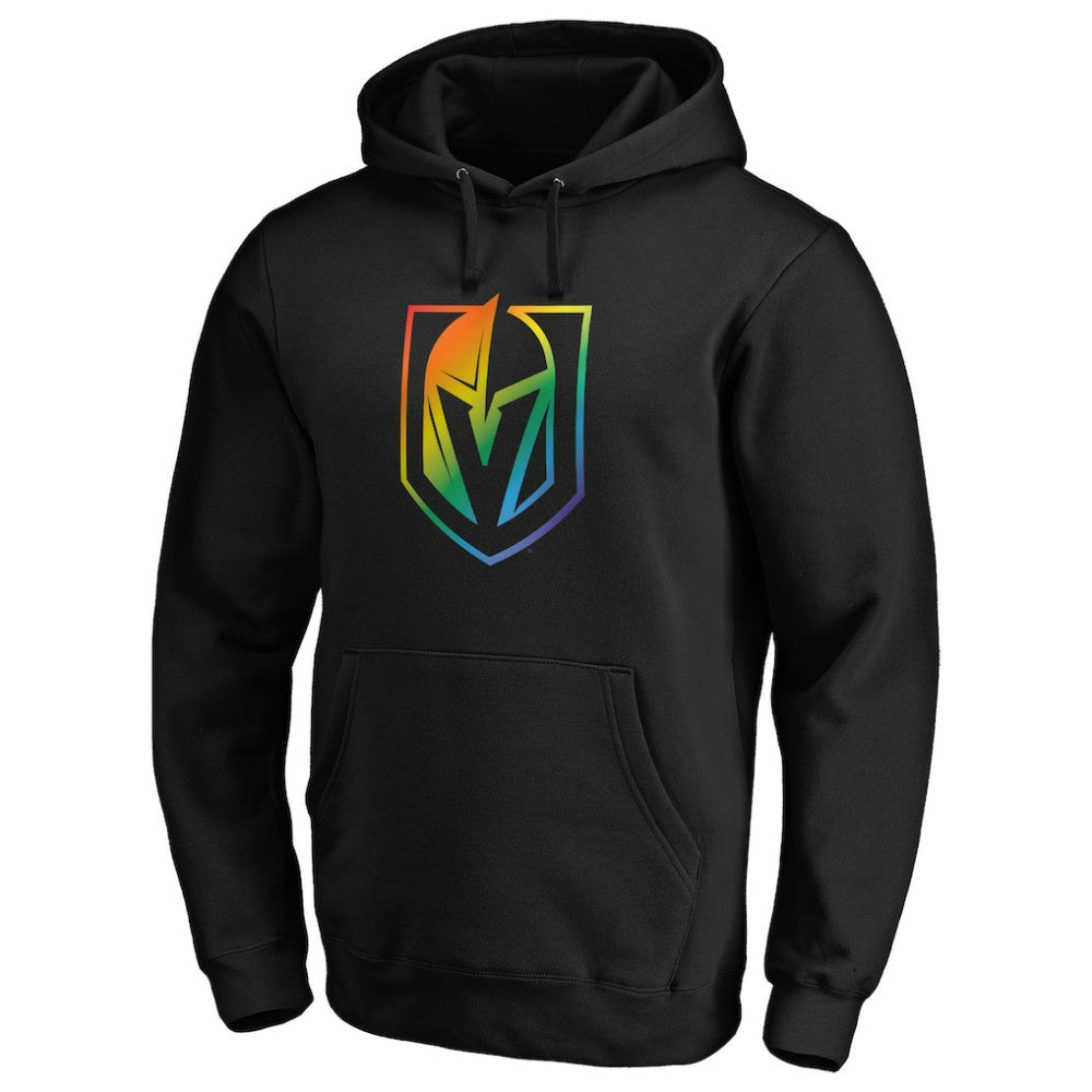 NHL Black Vegas Golden Knights Team Pride Logo Pullover Hoodie