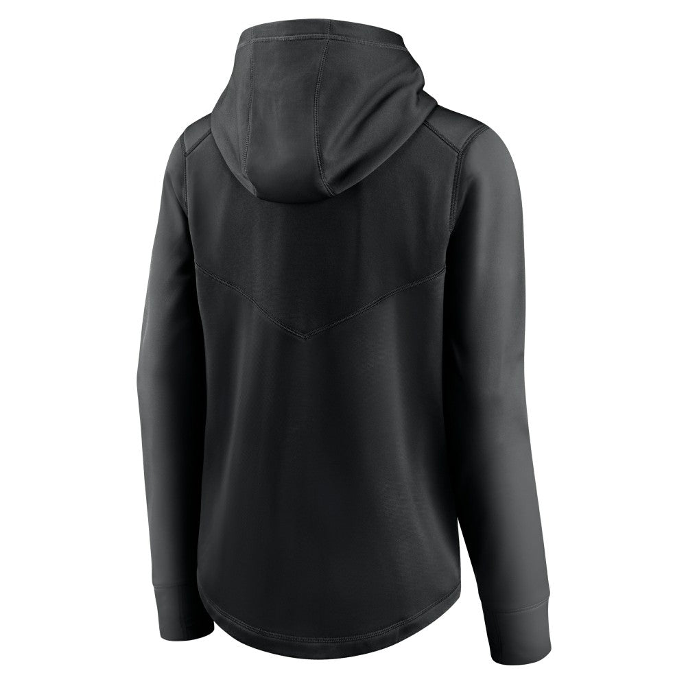MLB Miami Marlins Nike Women's Authentic Collection Baseball Performance Full-Zip Hoodie