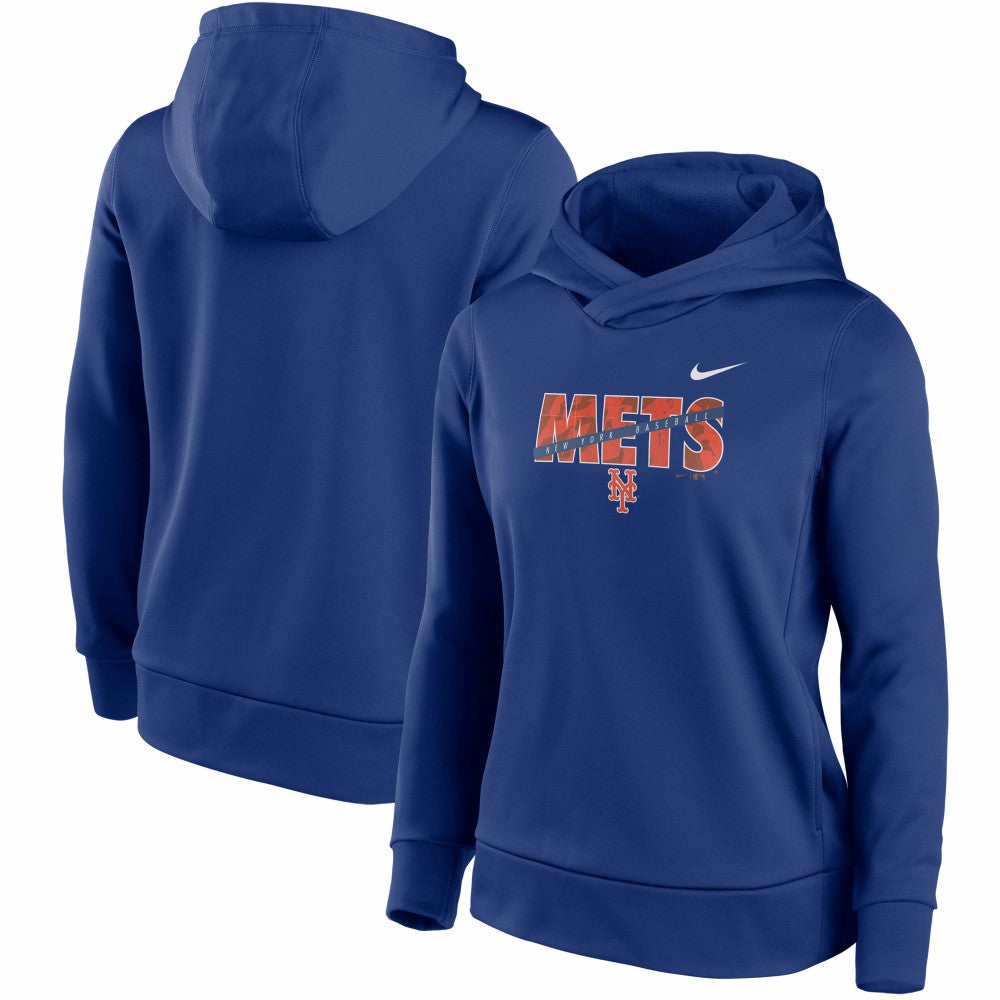 MLB New York Mets Nike Women's Club Angle Performance Pullover Hoodie