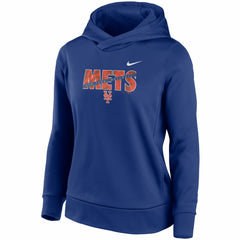 MLB New York Mets Nike Women's Club Angle Performance Pullover Hoodie