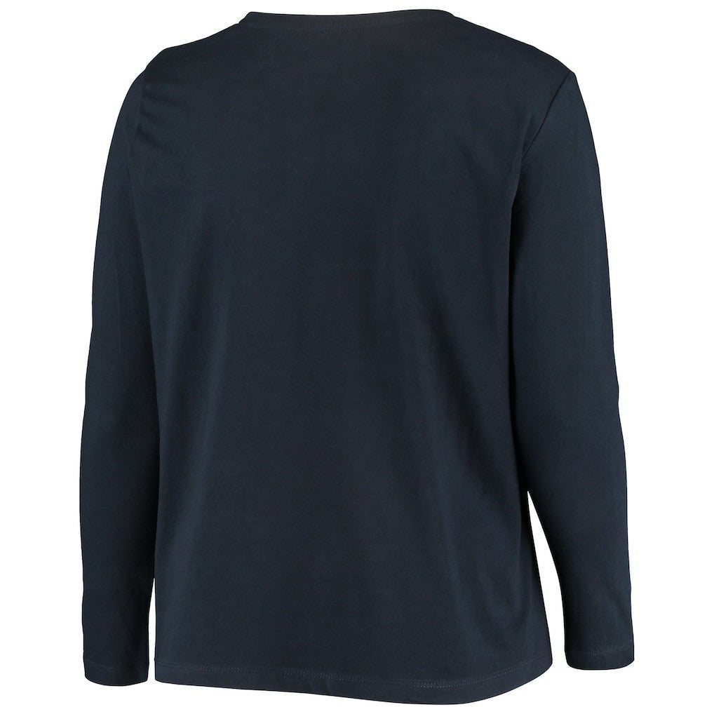 Women's Plus Size Primary Logo Long Sleeve Scoop Neck T-Shirt - Chicago Bears