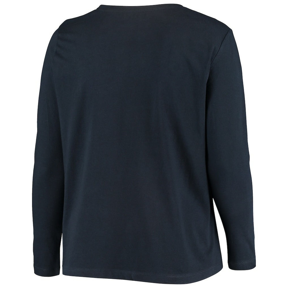 Women's Plus Size Primary Logo Long Sleeve Scoop Neck T-Shirt - Chicago Bears