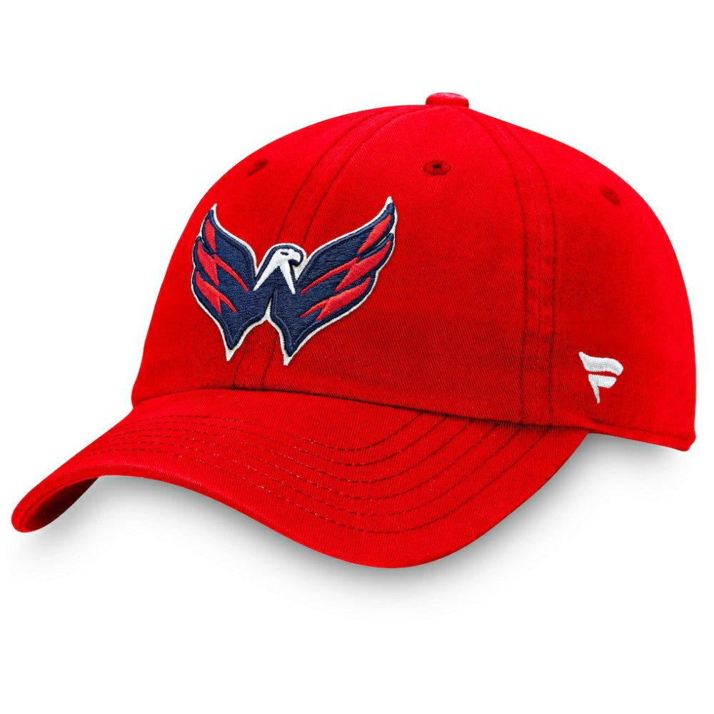 NHL Red Washington Capitals Fanatics Core Primary Logo Adjustable Hat
